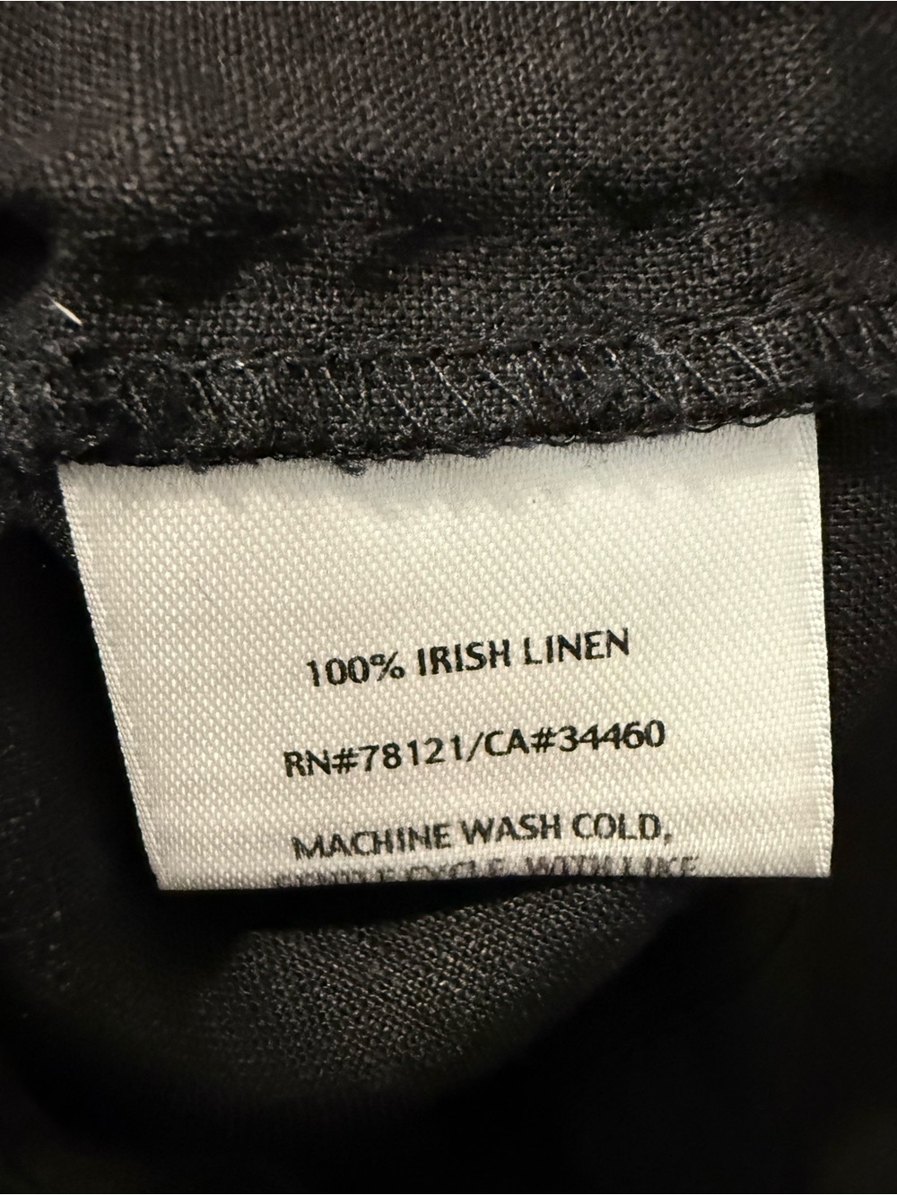 Eileen Fisher Irish Linen Pants - Lightweight - Picture 3 of 8